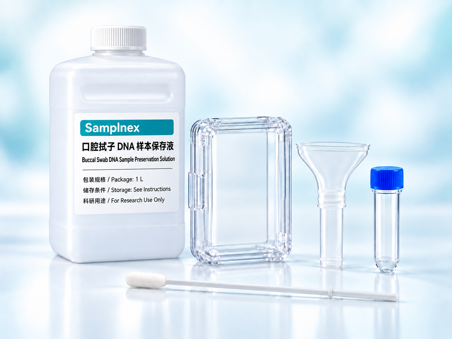 SamplNex product photo of Buccal Swab DNA Preservation Solution